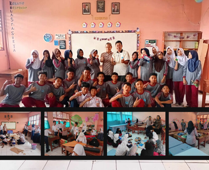 Kunjungan Kepala Sekolah ke Setiap Kelas dalam Rangka Persiapan Expo Dies Natalis ke-56 SMPN 1 Cijeungjing