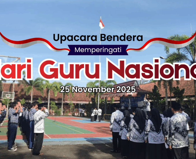Upacara Hari Guru Nasional (HGN) Ke-80 di SMPN 1 Cijeungjing